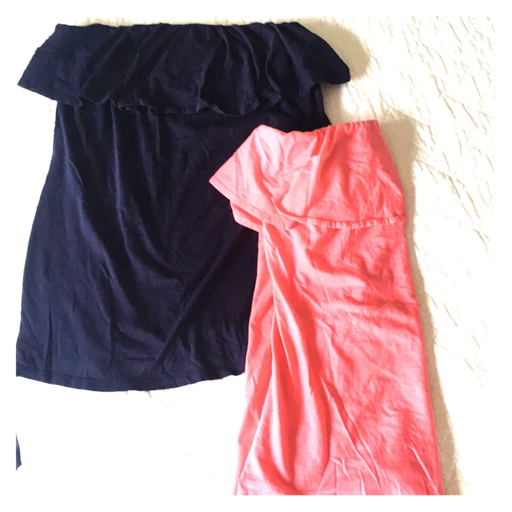 Lilly Pulitzer ruffle tube tops
